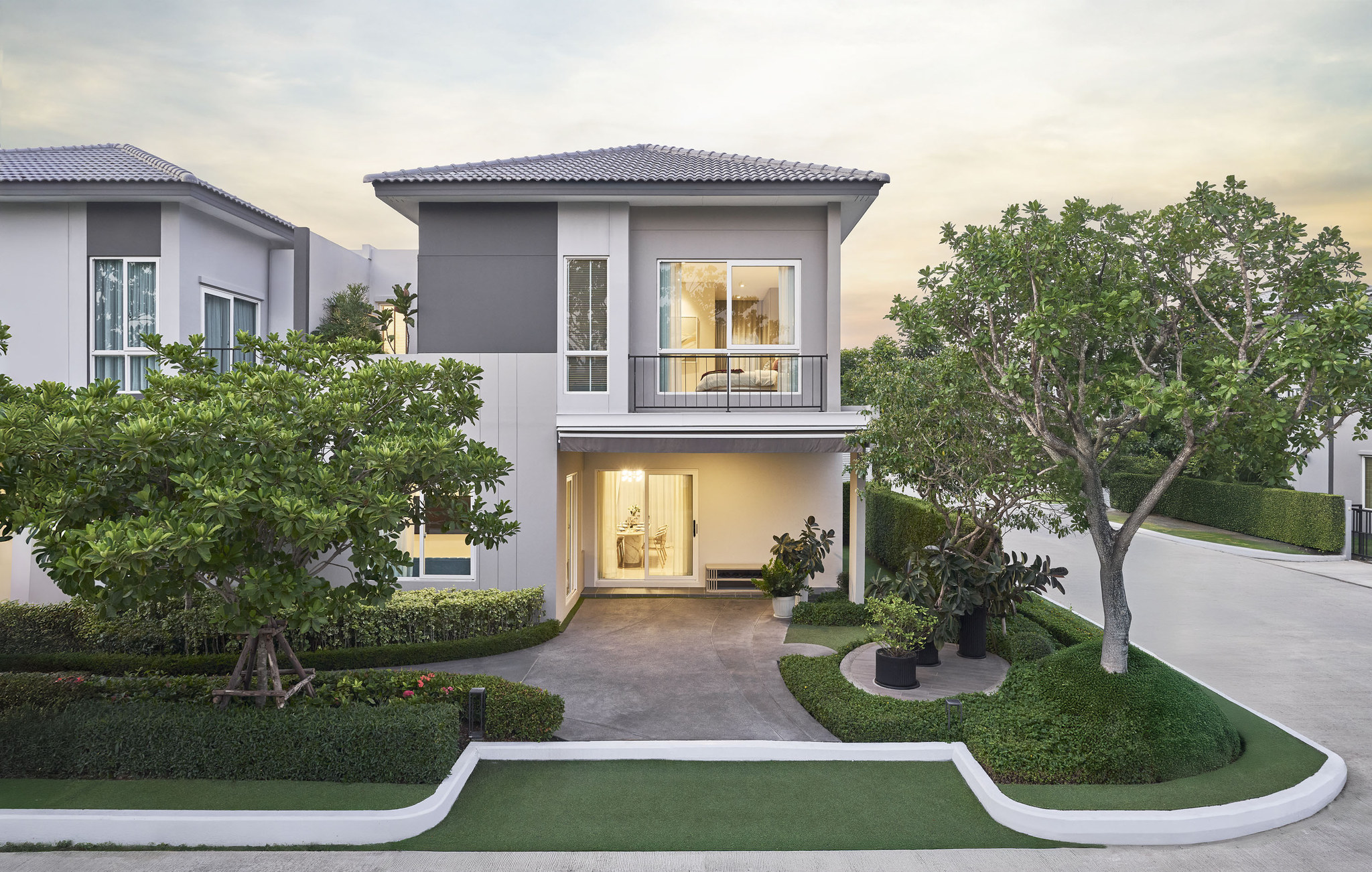 Dusk facade