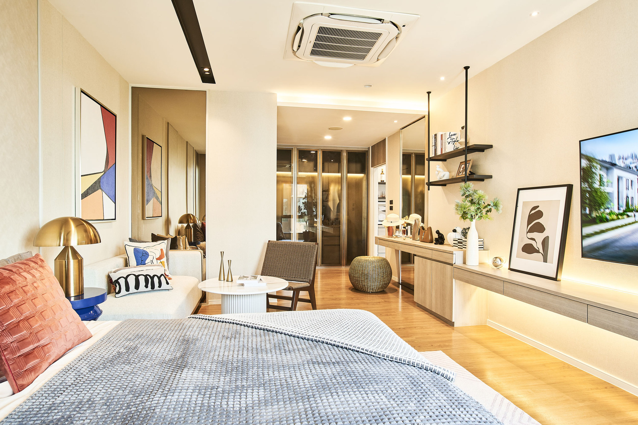 Dressing area