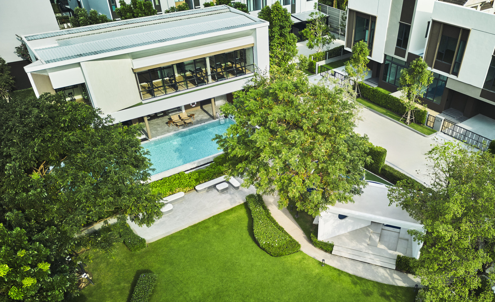 Pool from above