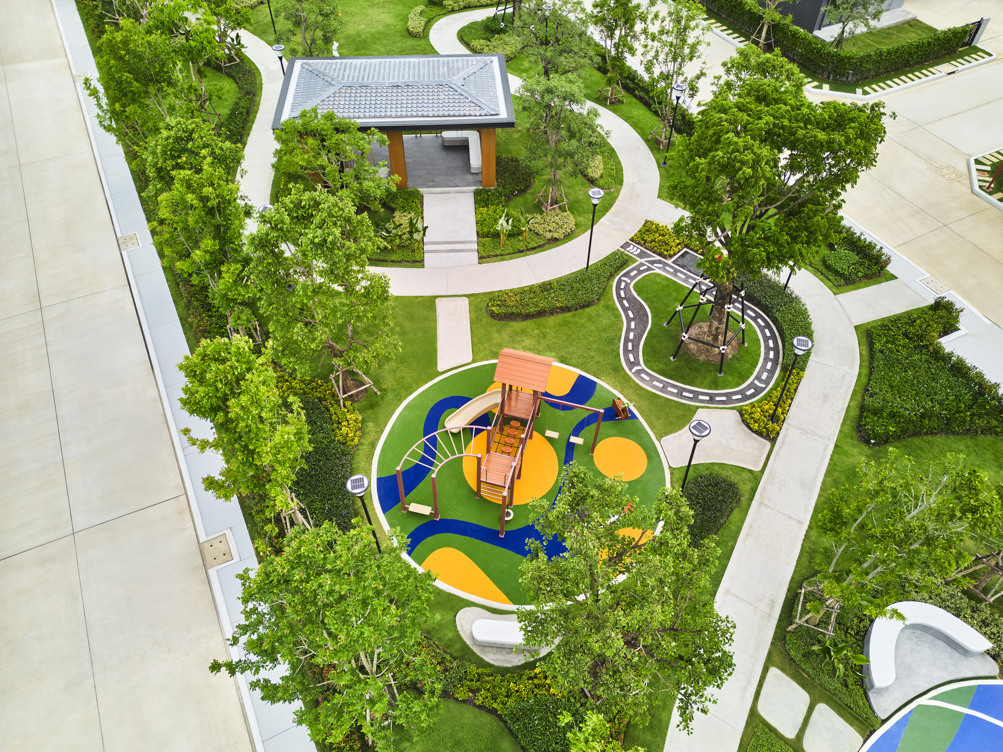 Pool from above